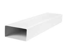 Fladkanal PVC 55 x 110 mm, længde 1000 mm, hvid