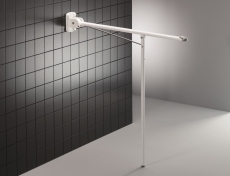 Pressalit Value Toiletstøtte med kort ben 800 mm, hvid