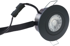 Downlight Low Profile Flexible LED 6W 3000K Ø87 sort