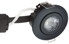 Downlight Low Profile Deluxe LED 6W 827 GU5,3, rund, sort