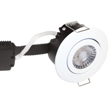 Downlight Low Profile Deluxe LED 6W 830 GU5,3, rund, hvid